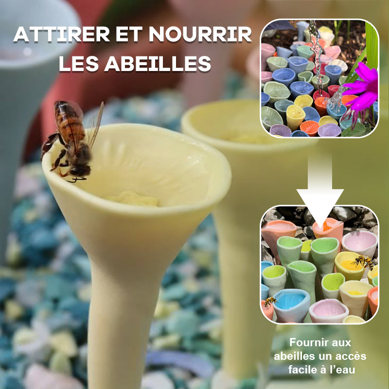 Tasse à boire d’insecte d’abeille en céramique faite à la main