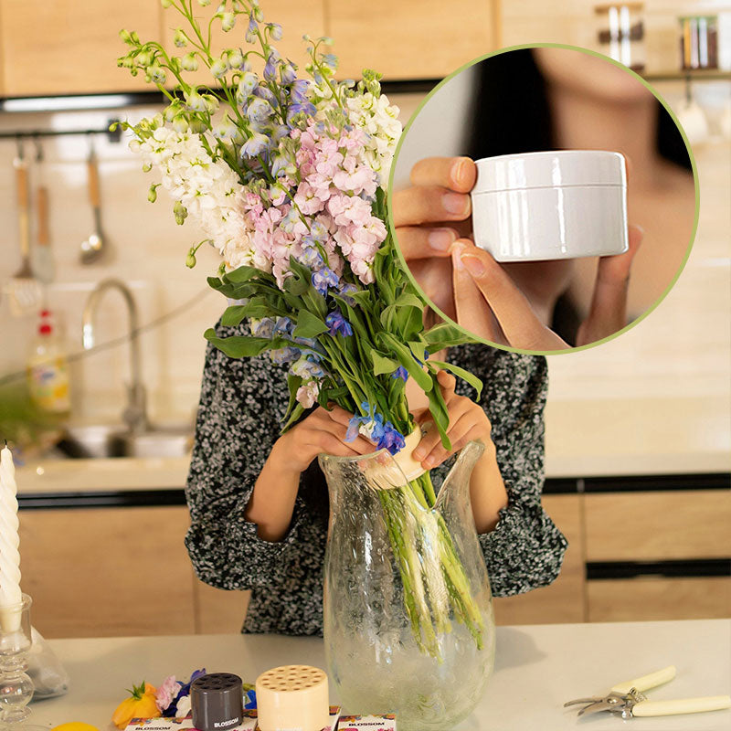 Porte-tiges en spirale pour Ikebana